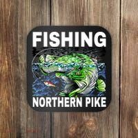 Fishing Northern Pike Coaster thumb 0