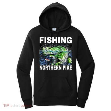 Fishing Northern Pike Women's Hoodie