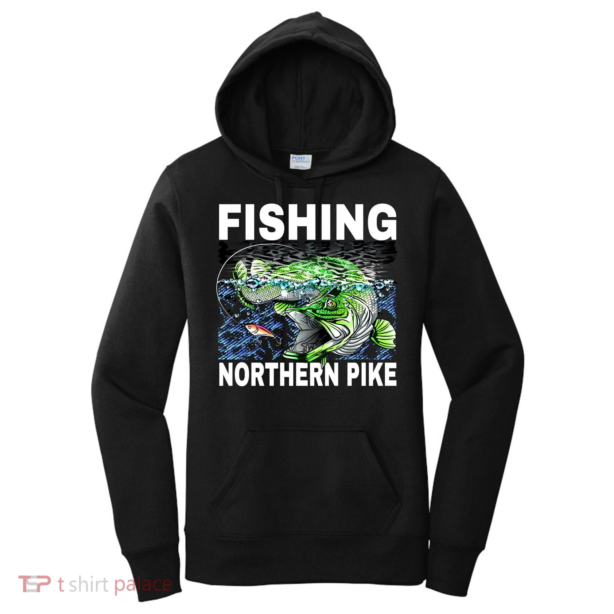 Fishing Northern Pike Women's Hoodie