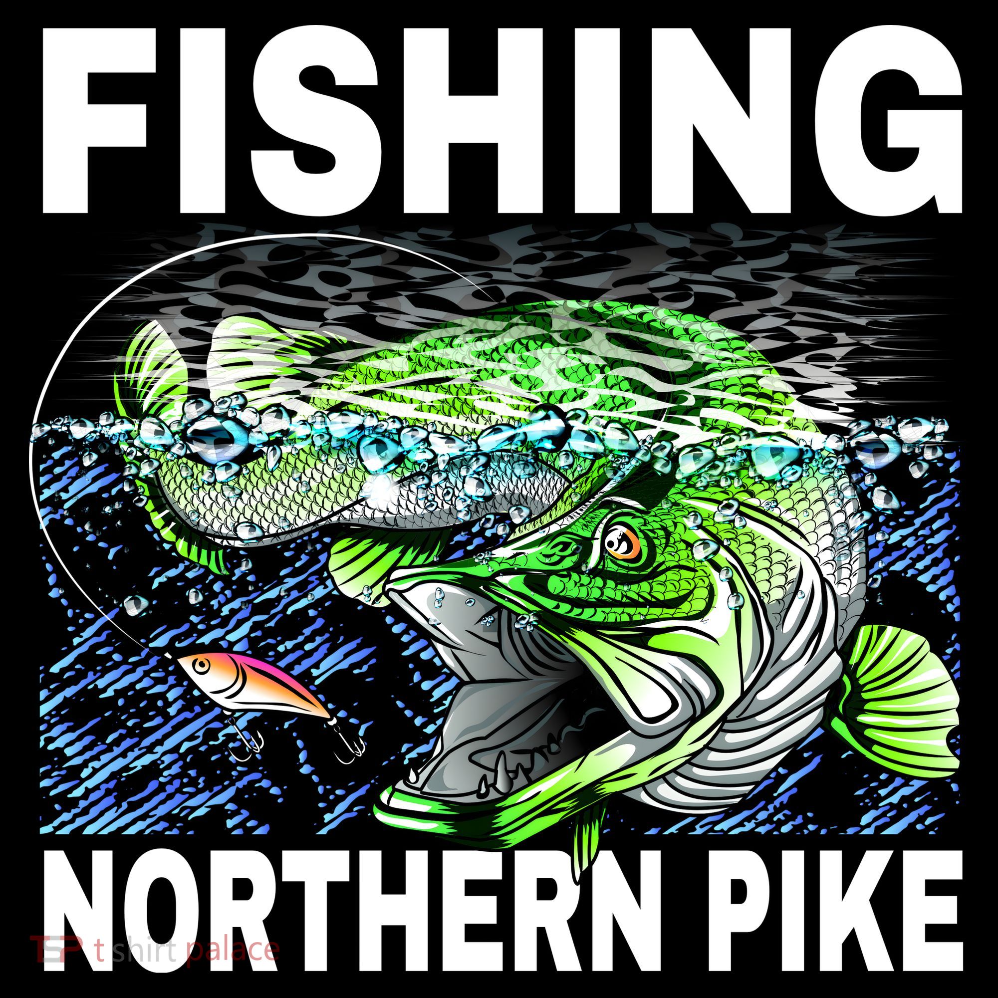 Fishing Northern Pike Women's Hoodie