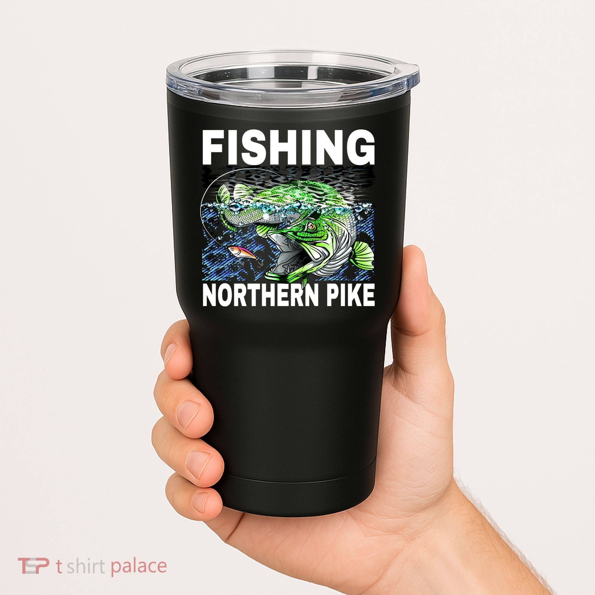 Fishing Northern Pike Tumbler