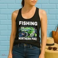 Fishing Northern Pike Women's Tank Top thumb 2