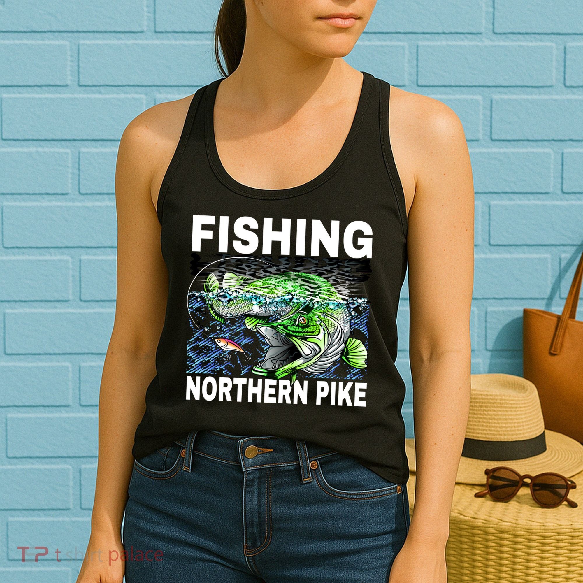 Fishing Northern Pike Women's Tank Top