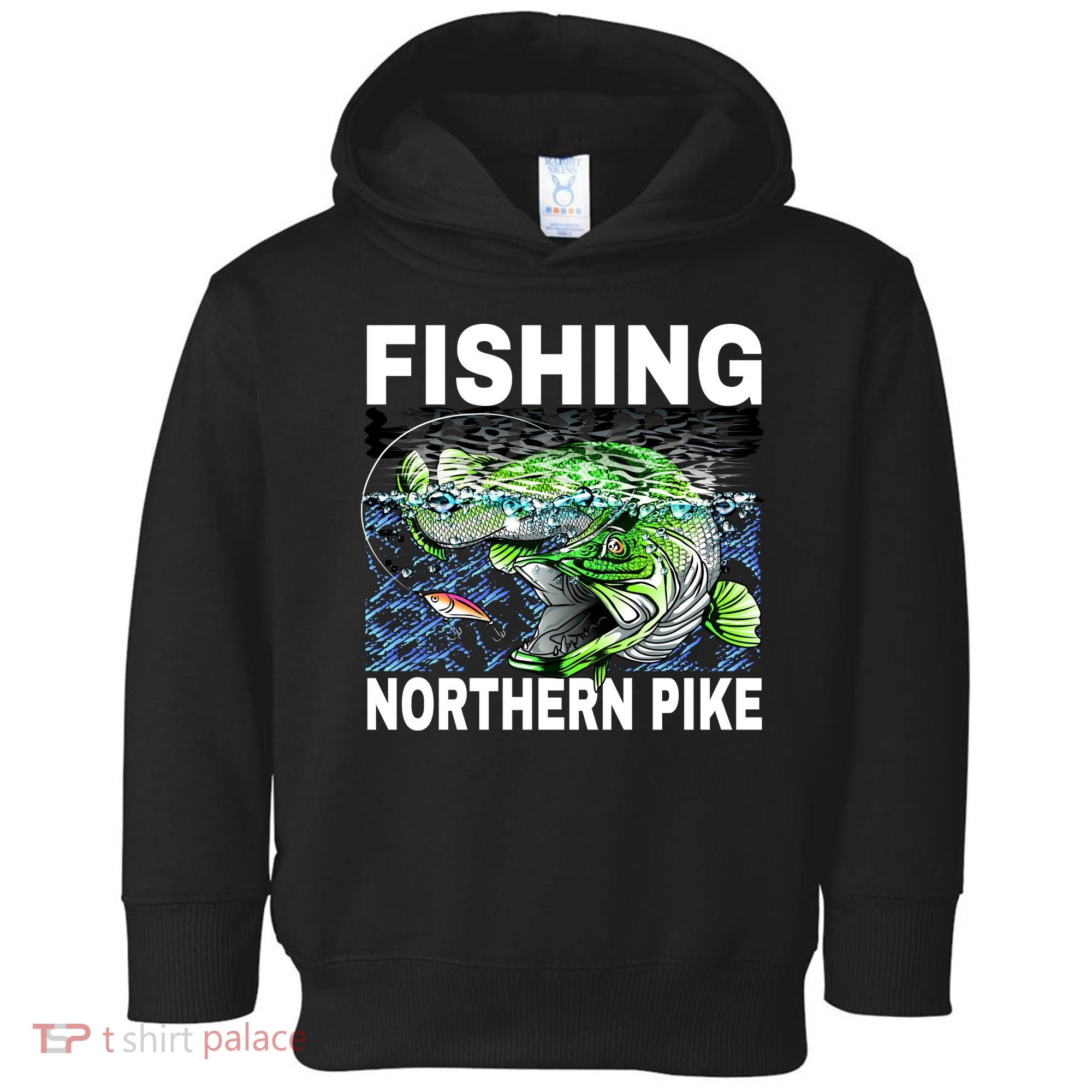 Fishing Northern Pike Toddler Hoodie