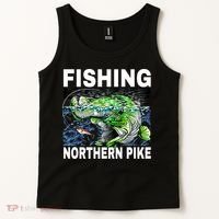 Fishing Northern Pike Tank Top thumb 2