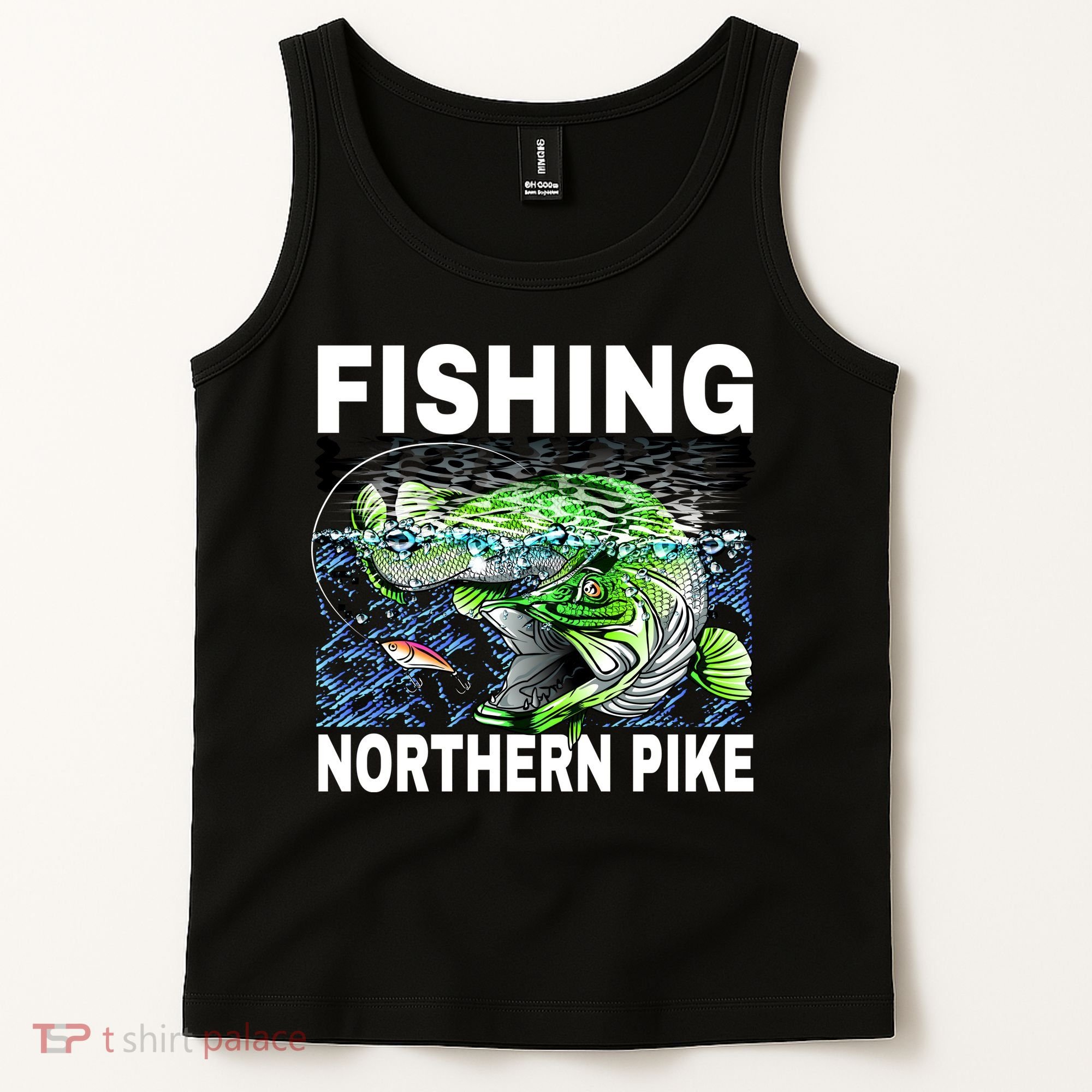 Fishing Northern Pike Tank Top