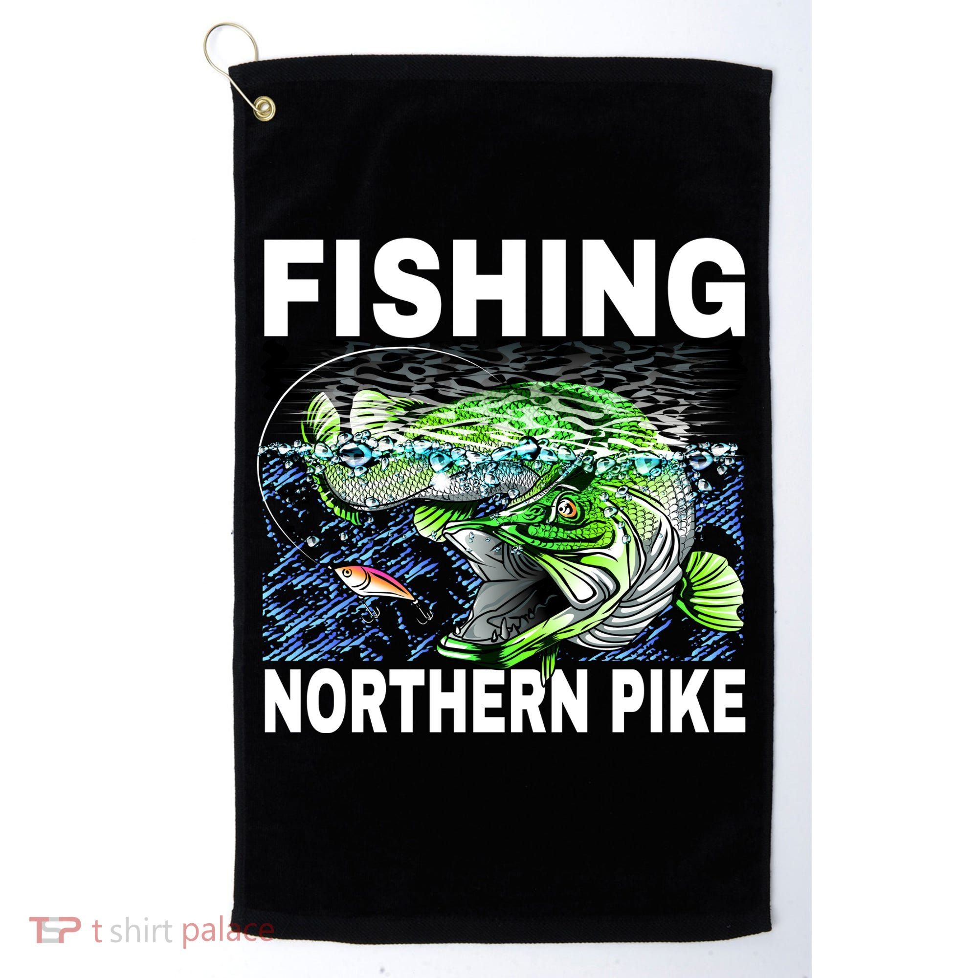 Fishing Northern Pike Golf Towel