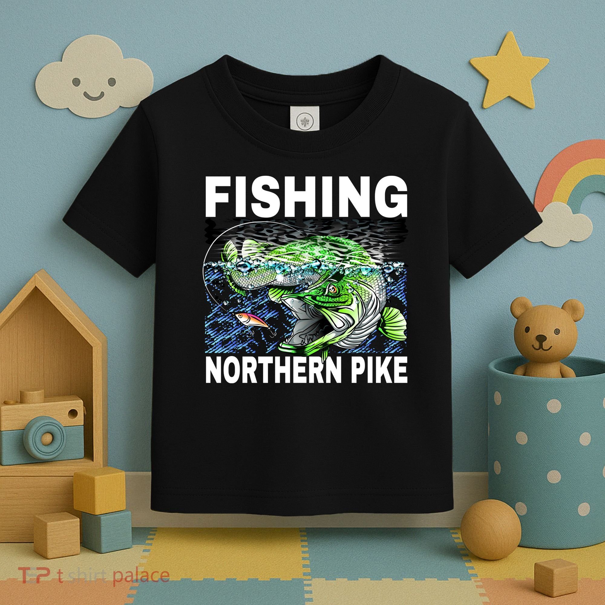 Fishing Northern Pike Toddler T-Shirt