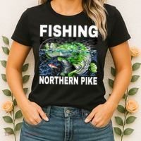 Fishing Northern Pike Women's T-Shirt thumb 2