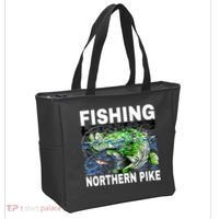 Fishing Northern Pike Tote Bag thumb 2