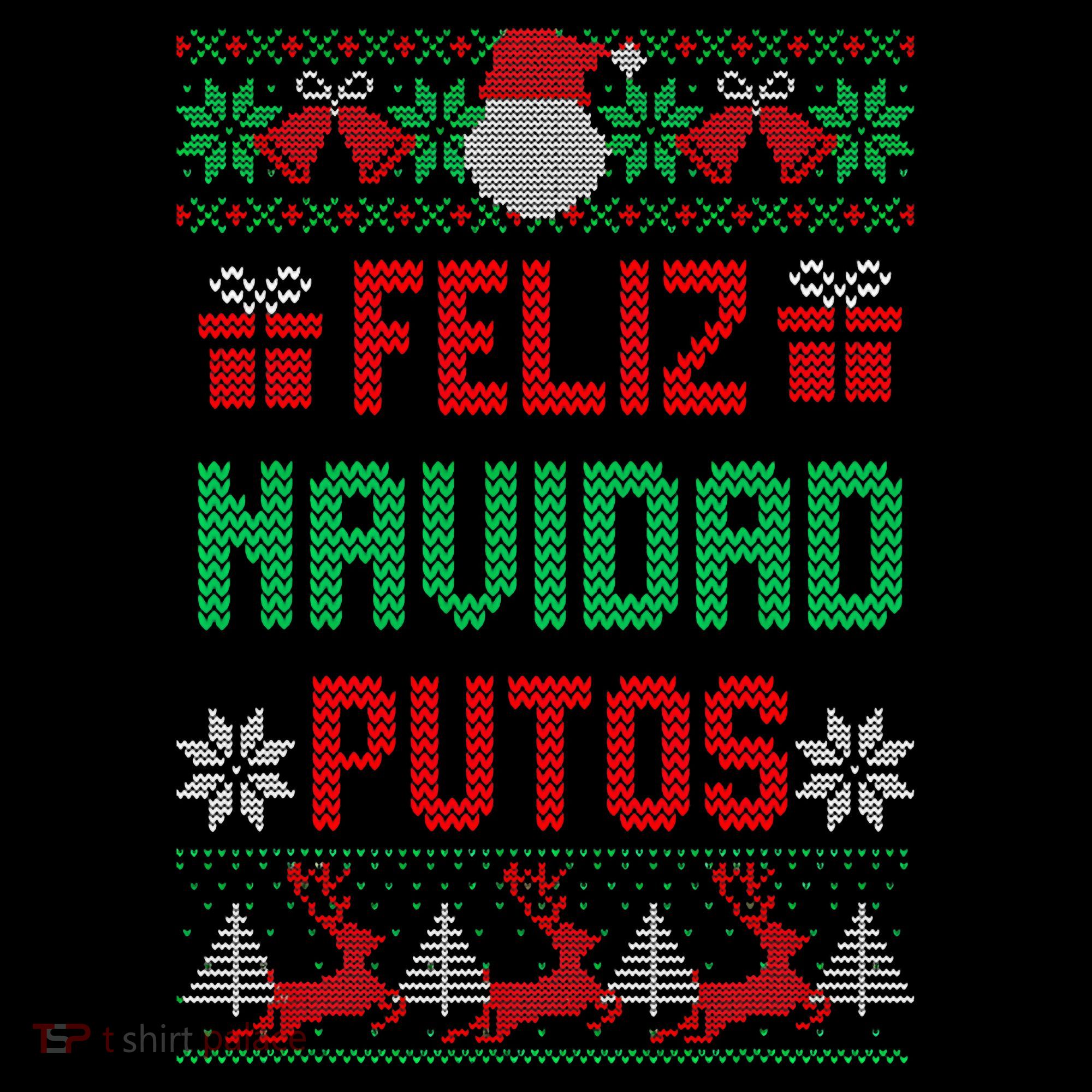 Feliz Navidad Putos Ugly Mexican Christmas Sweater Funny Coffee Mug