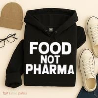 Food Not Pharma Natural Organic Nutrition Hoodie thumb 4