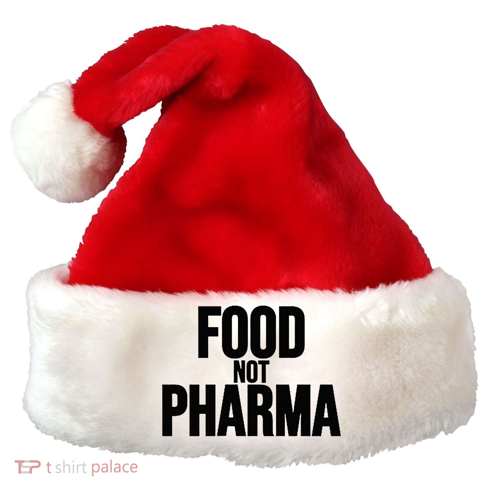 Food Not Pharma Natural Organic Nutrition Santa Hat