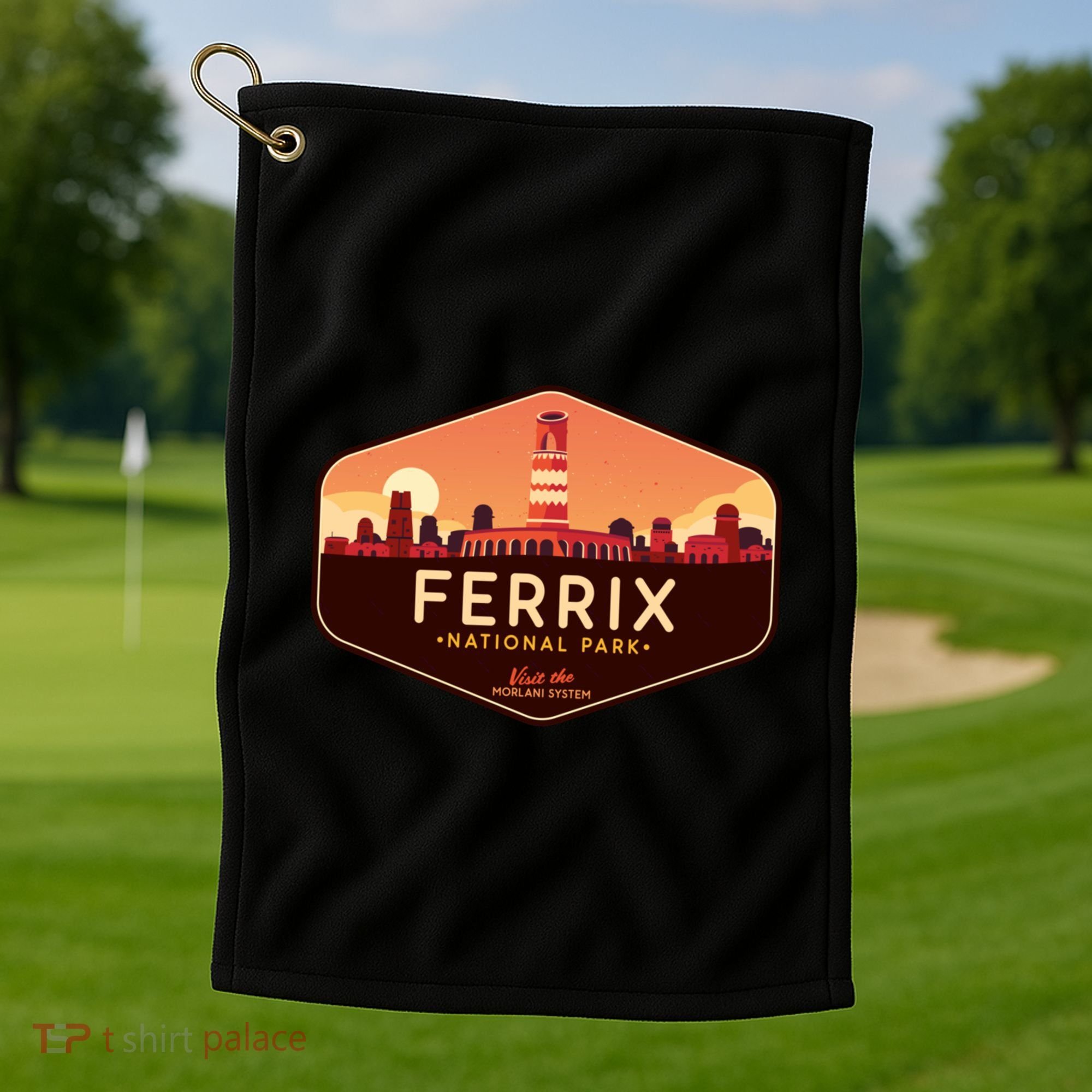 Ferrix National Park Visit The Morlani System! Golf Towel