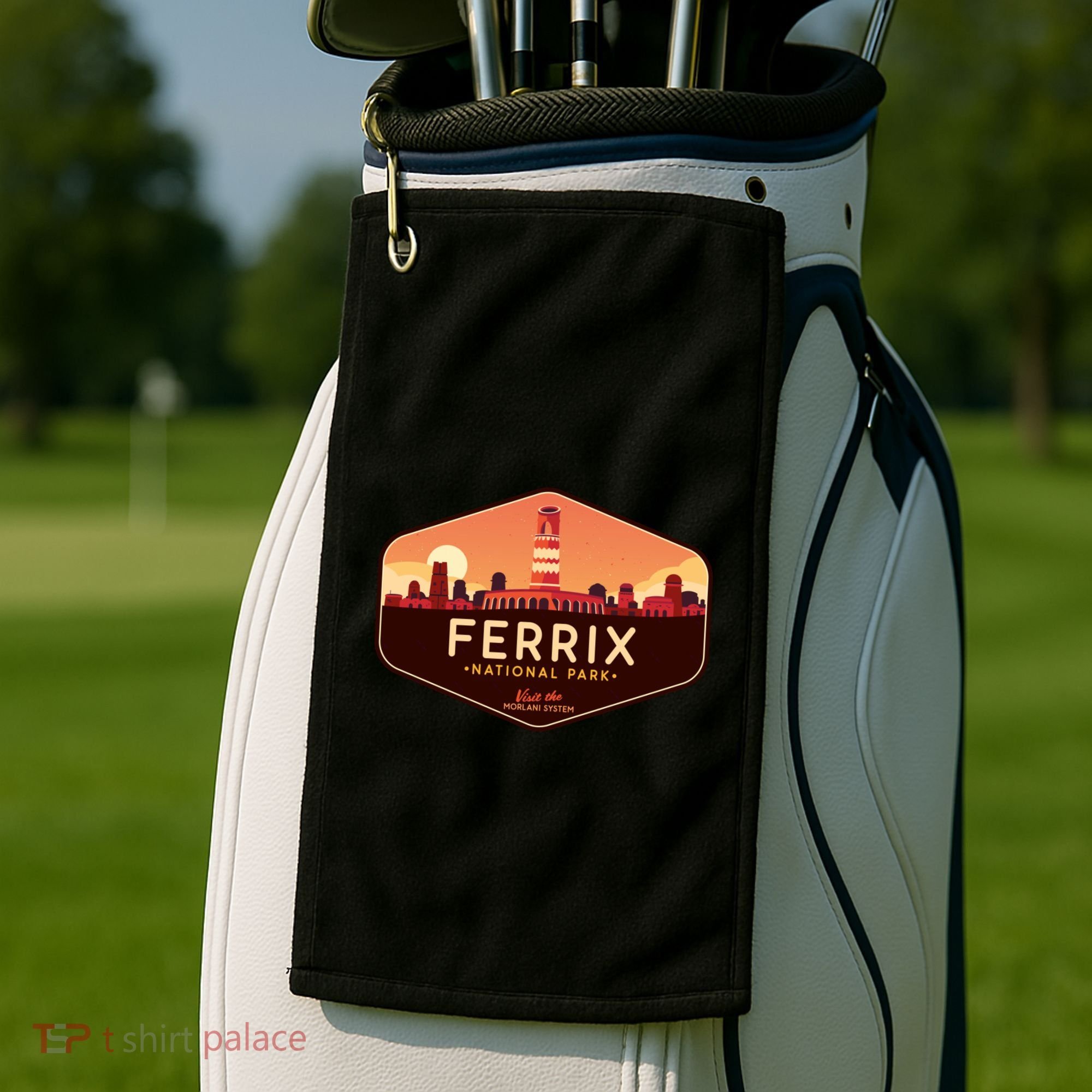 Ferrix National Park Visit The Morlani System! Golf Towel