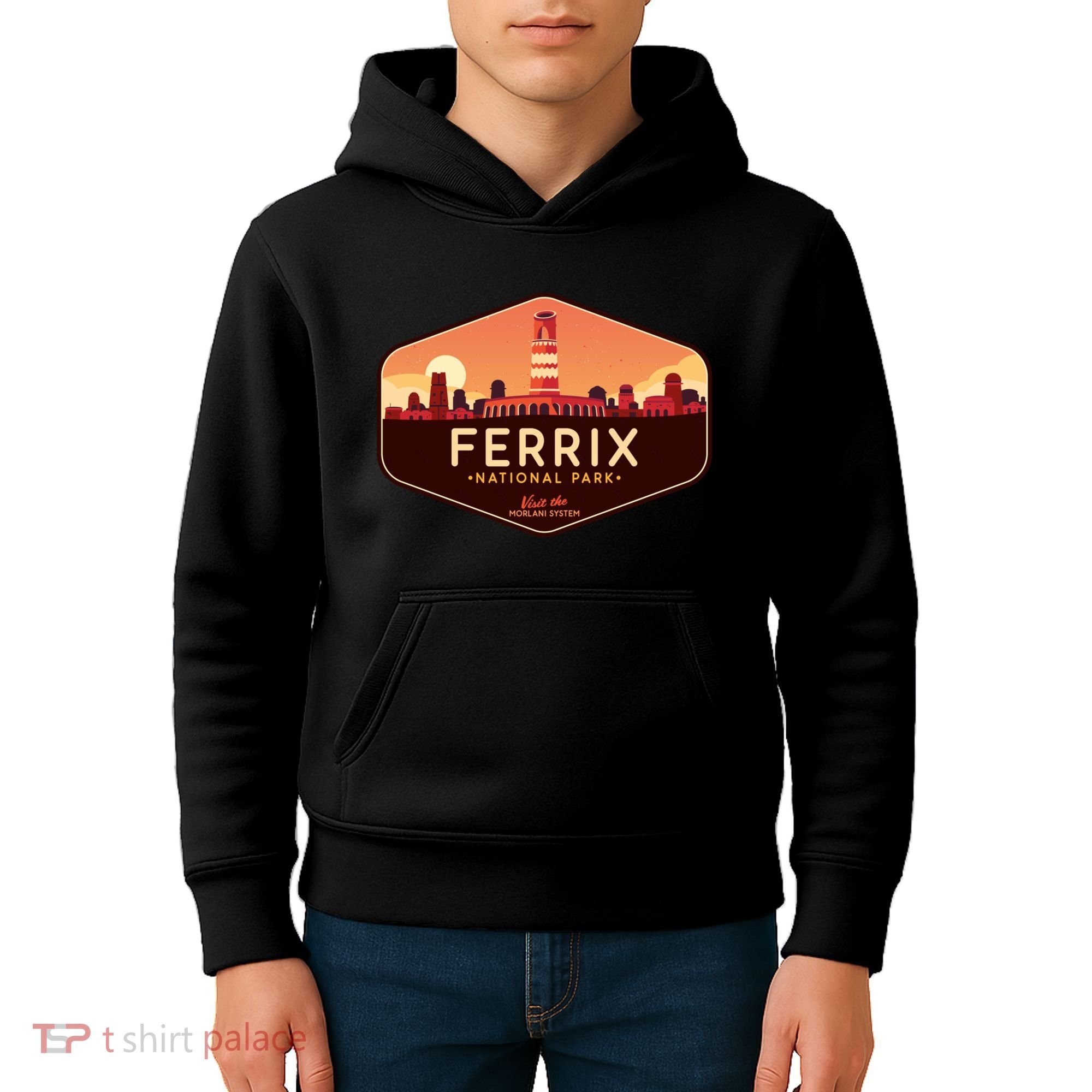 Ferrix National Park Visit The Morlani System! Kids Hoodie