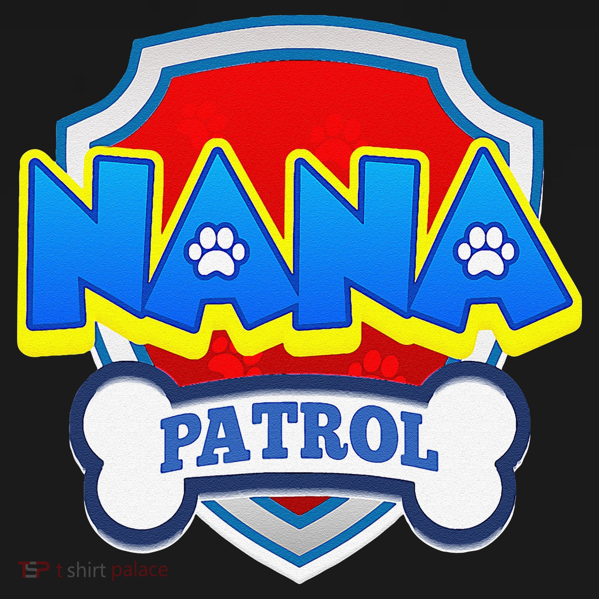 Funny Nana Patrol Dog Funny Gift Birthday Party Tank Top