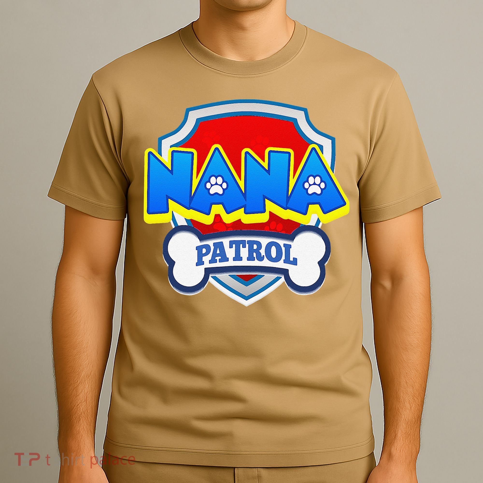 Funny Nana Patrol Dog Funny Gift Birthday Party T-Shirt