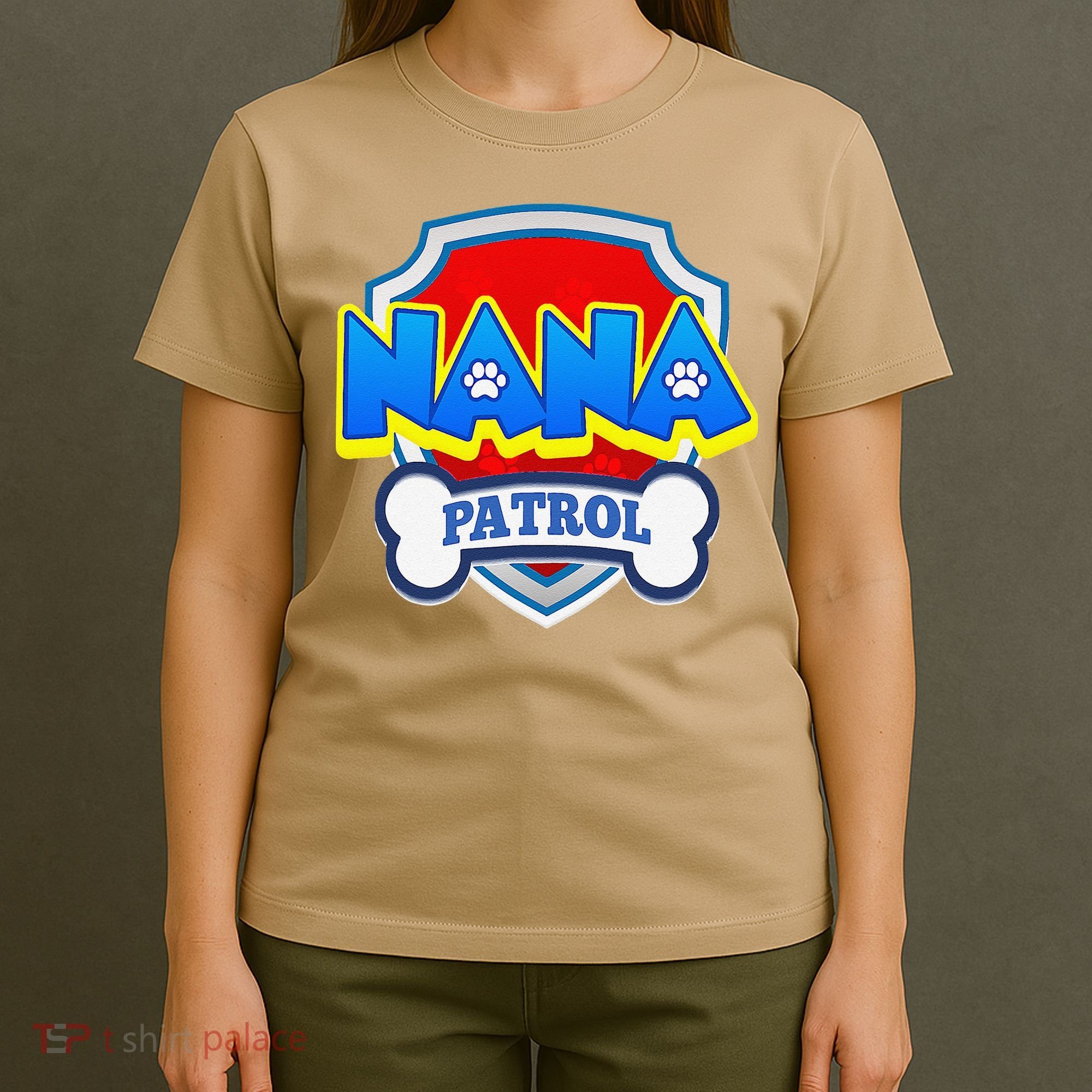Funny Nana Patrol Dog Funny Gift Birthday Party T-Shirt