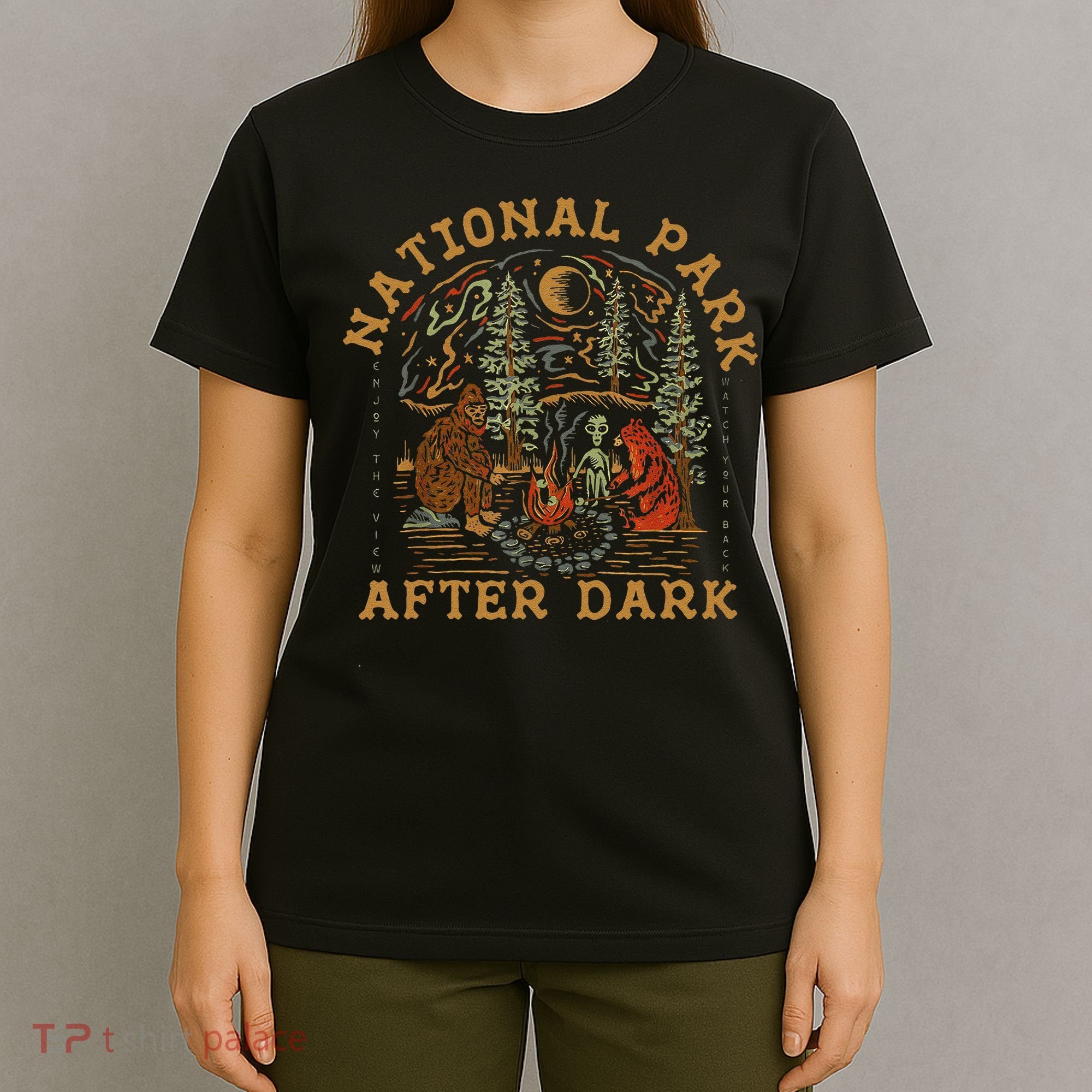 Funny National Park After Dark Gift T-Shirt