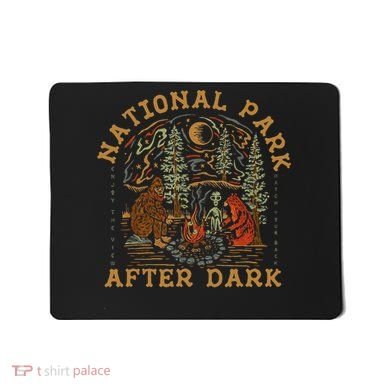 Funny National Park After Dark Gift Mousepad