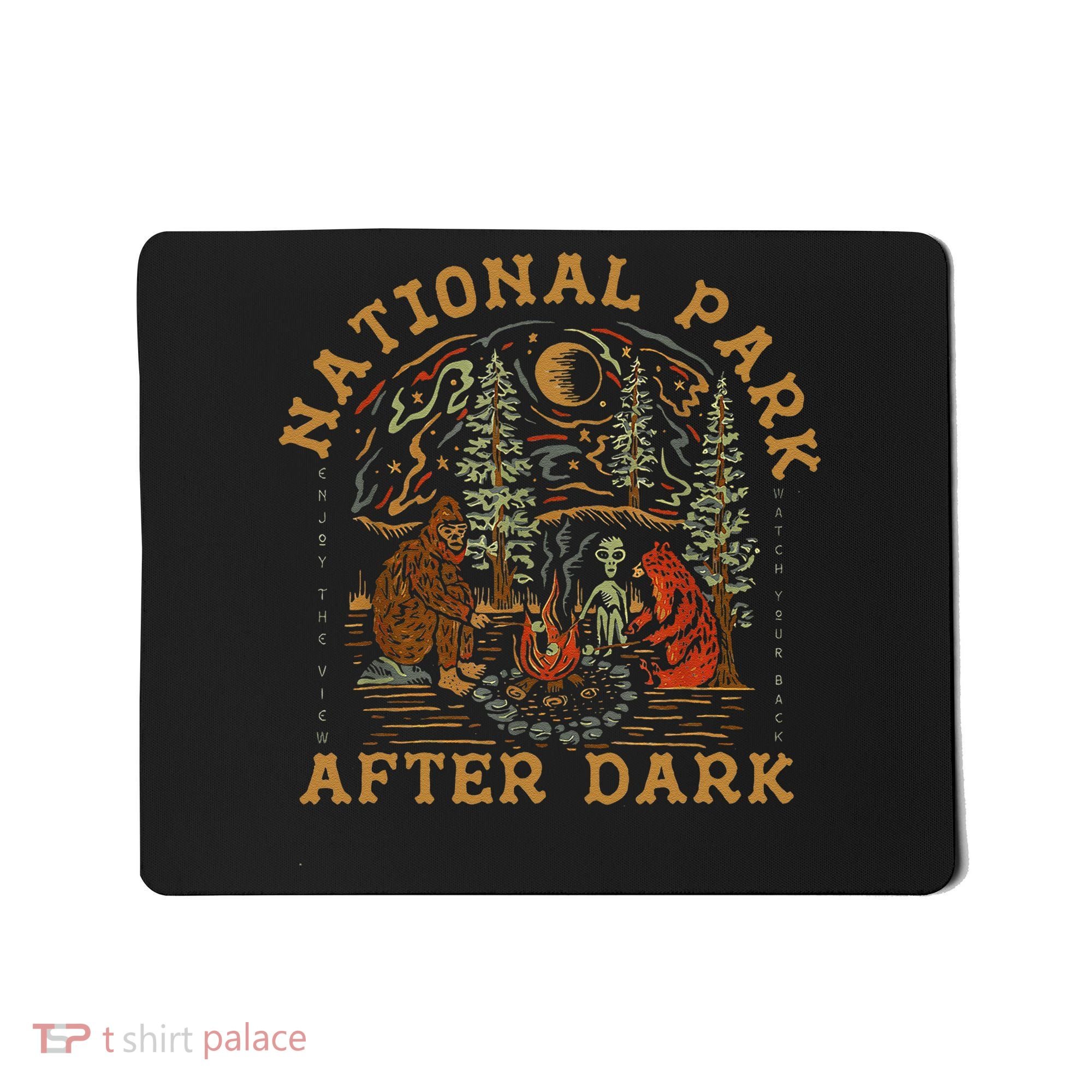 Funny National Park After Dark Gift Mousepad