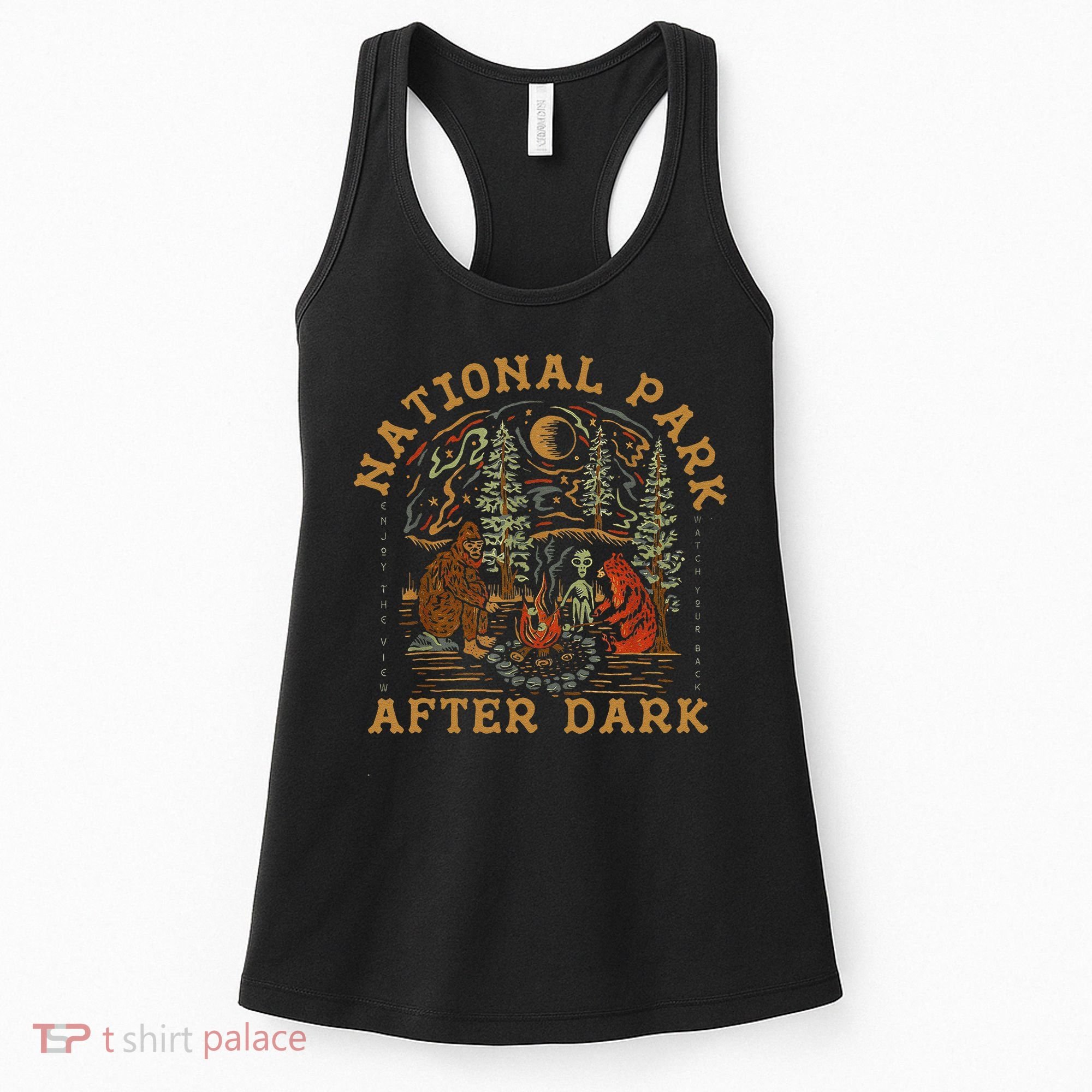 Funny National Park After Dark Gift Women's Tank Top