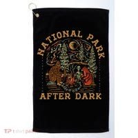Funny National Park After Dark Gift Golf Towel thumb 0