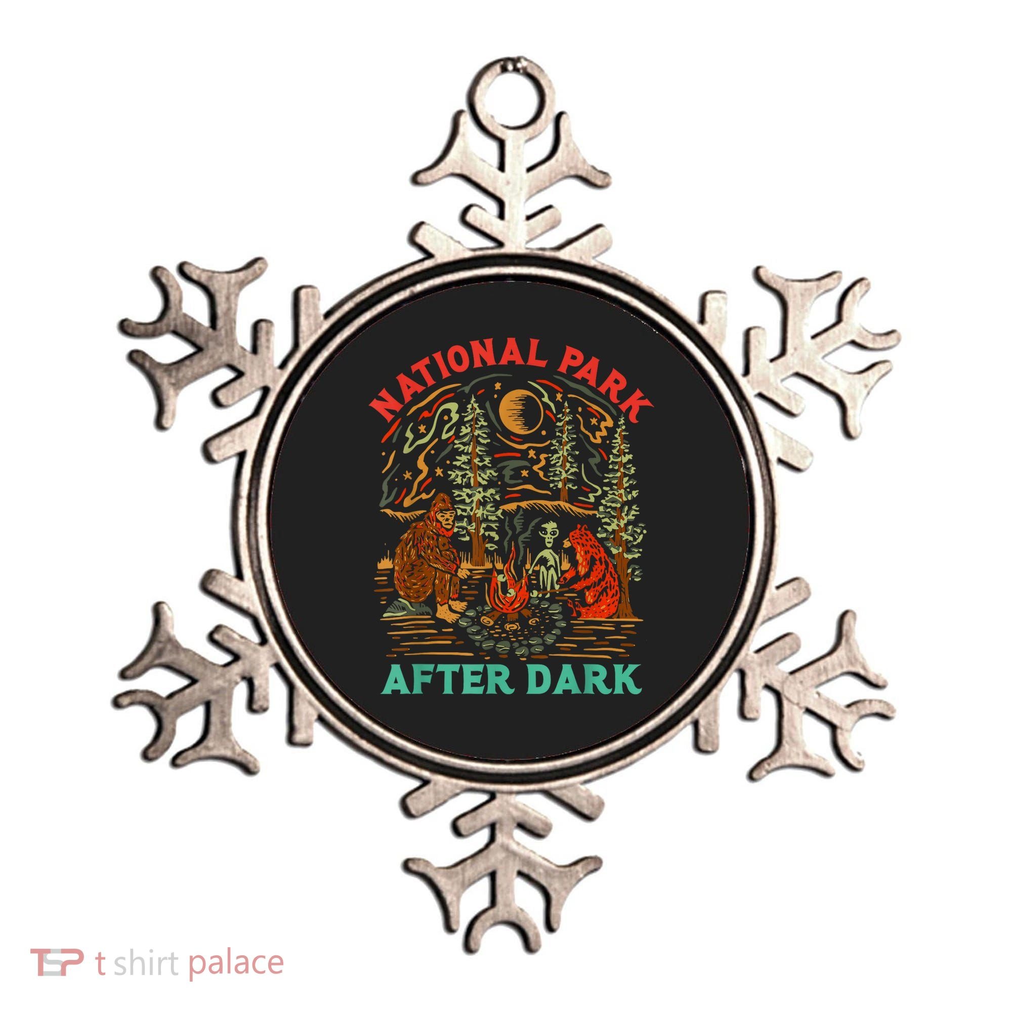 Funny National Park After Dark Ornament