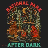 Funny National Park After Dark Hat thumb 2