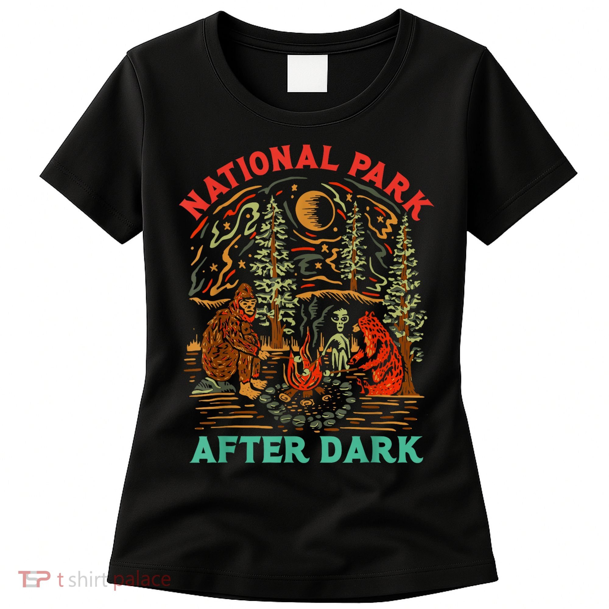 Funny National Park After Dark Women's T-Shirt