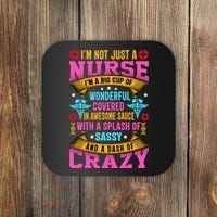 Funny Nurse Personality Coaster thumb 0
