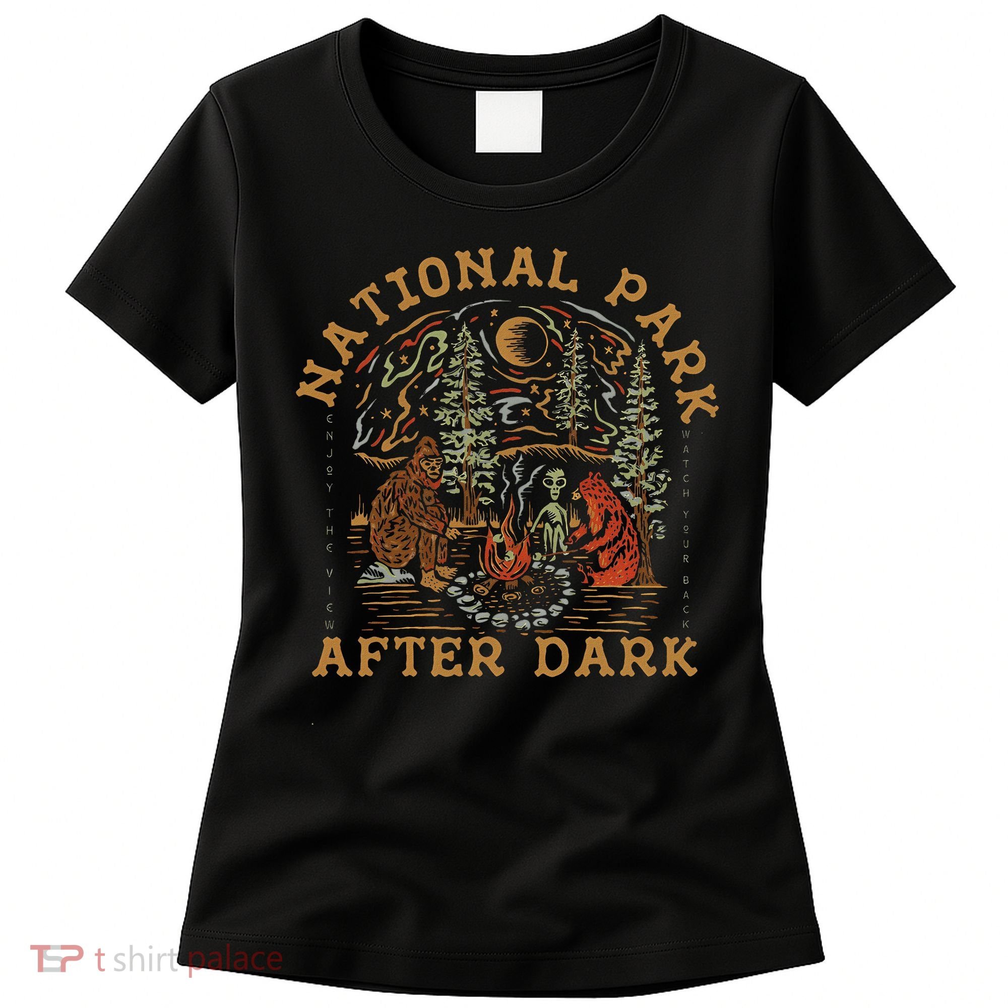 Funny National Park After Dark Adventure Women's T-Shirt