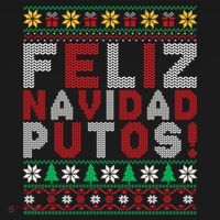 Feliz Navidad Putos Ugly Sweater Christmas Funny Tank Top thumb 6