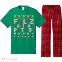 Feliz Navidad Putos Ugly Sweater Christmas Funny Pajama Set thumb 0