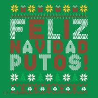 Feliz Navidad Putos Ugly Sweater Christmas Funny Mousepad thumb 1
