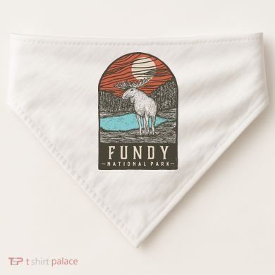 Fundy National Park USA-Made Doggie Bandana