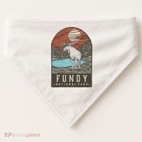 Fundy National Park USA-Made Doggie Bandana thumb 0