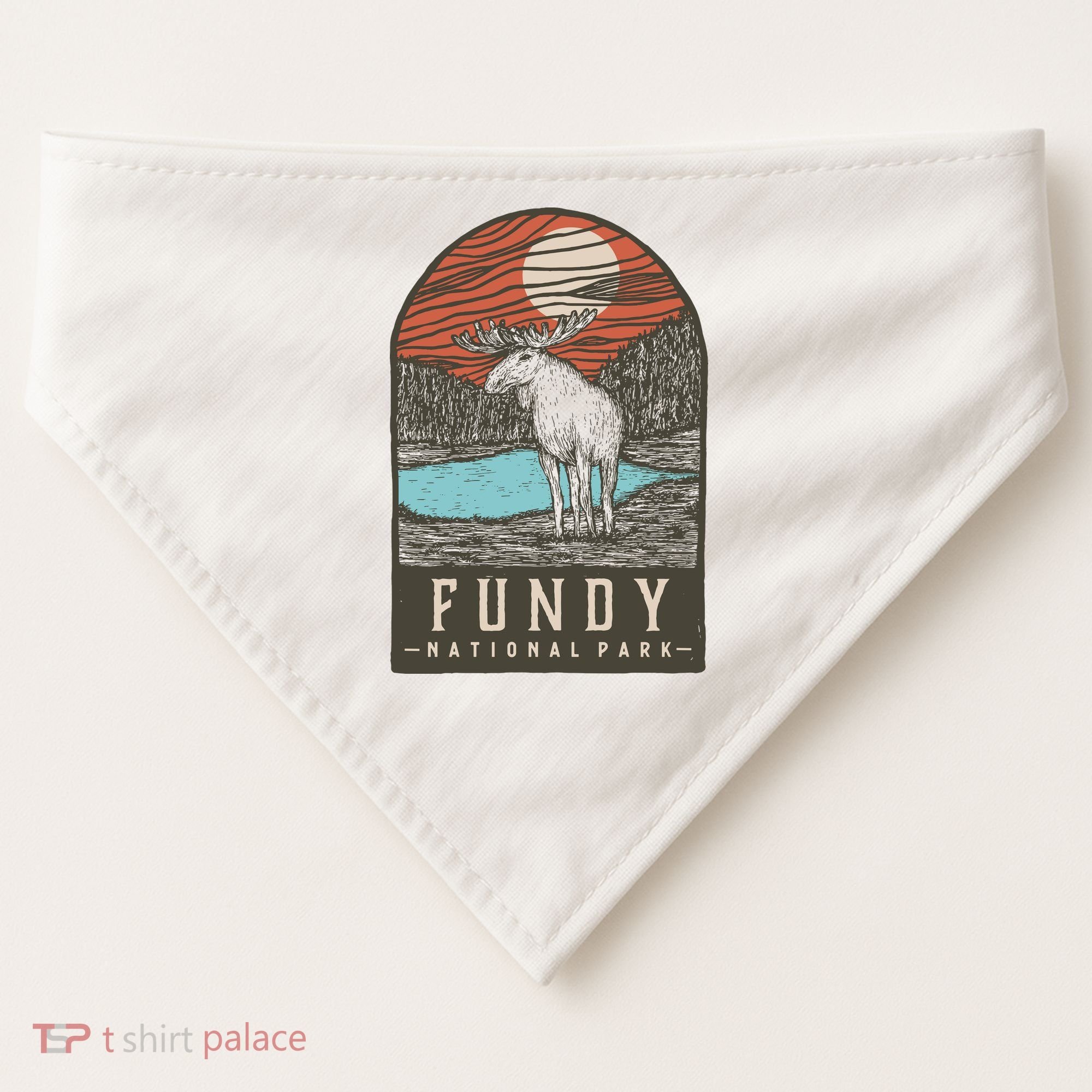 Fundy National Park USA-Made Doggie Bandana