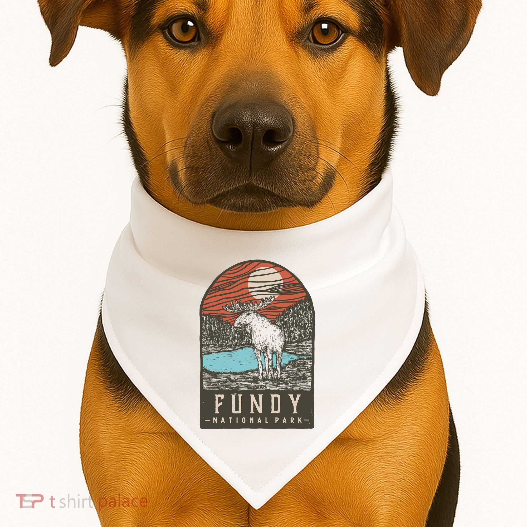 Fundy National Park USA-Made Doggie Bandana