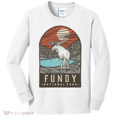 Fundy National Park Kids Long Sleeve Shirt