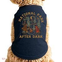 Funny National Park After Dark Doggie Tank thumb 0