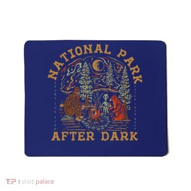Funny National Park After Dark Mousepad