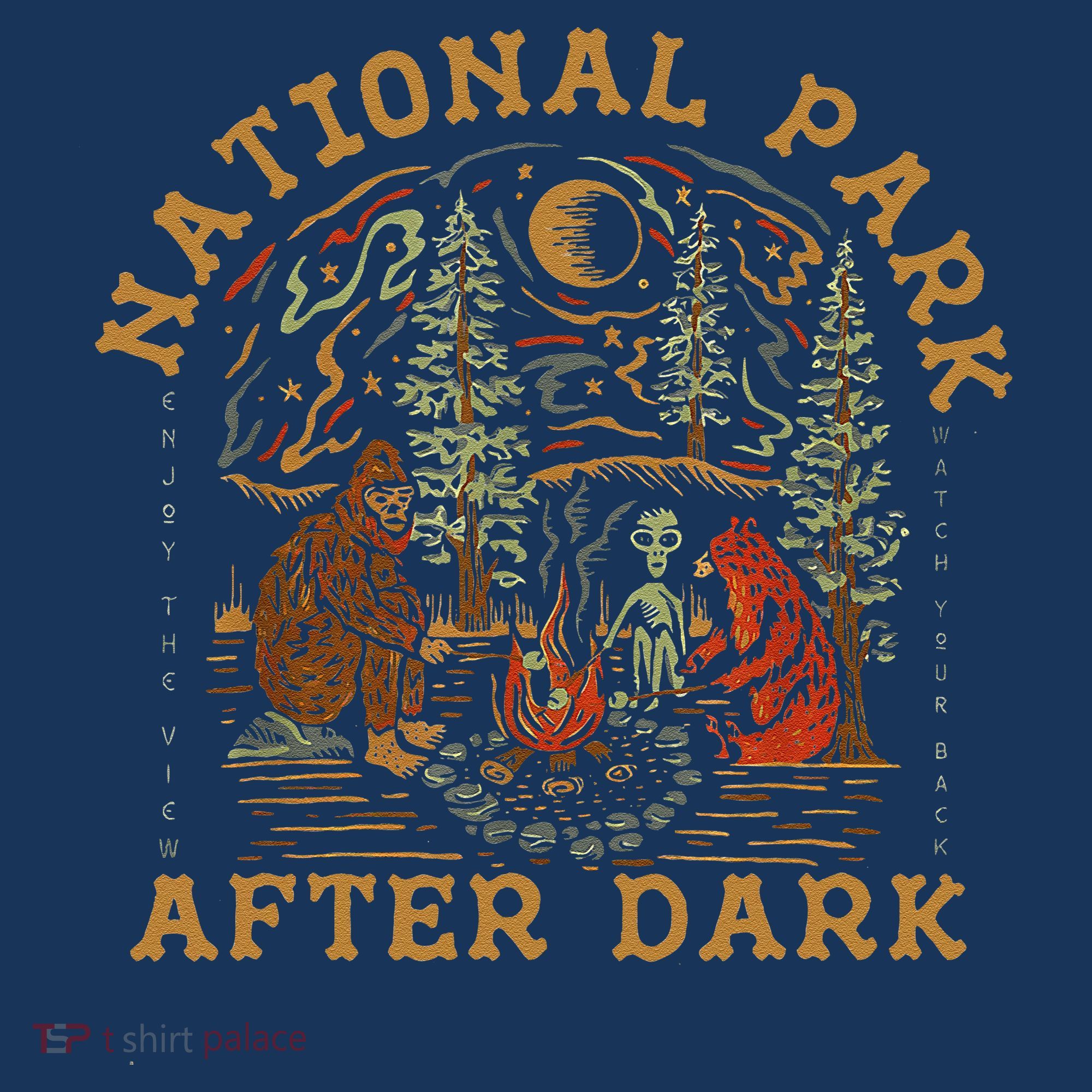 Funny National Park After Dark Baby Bodysuit