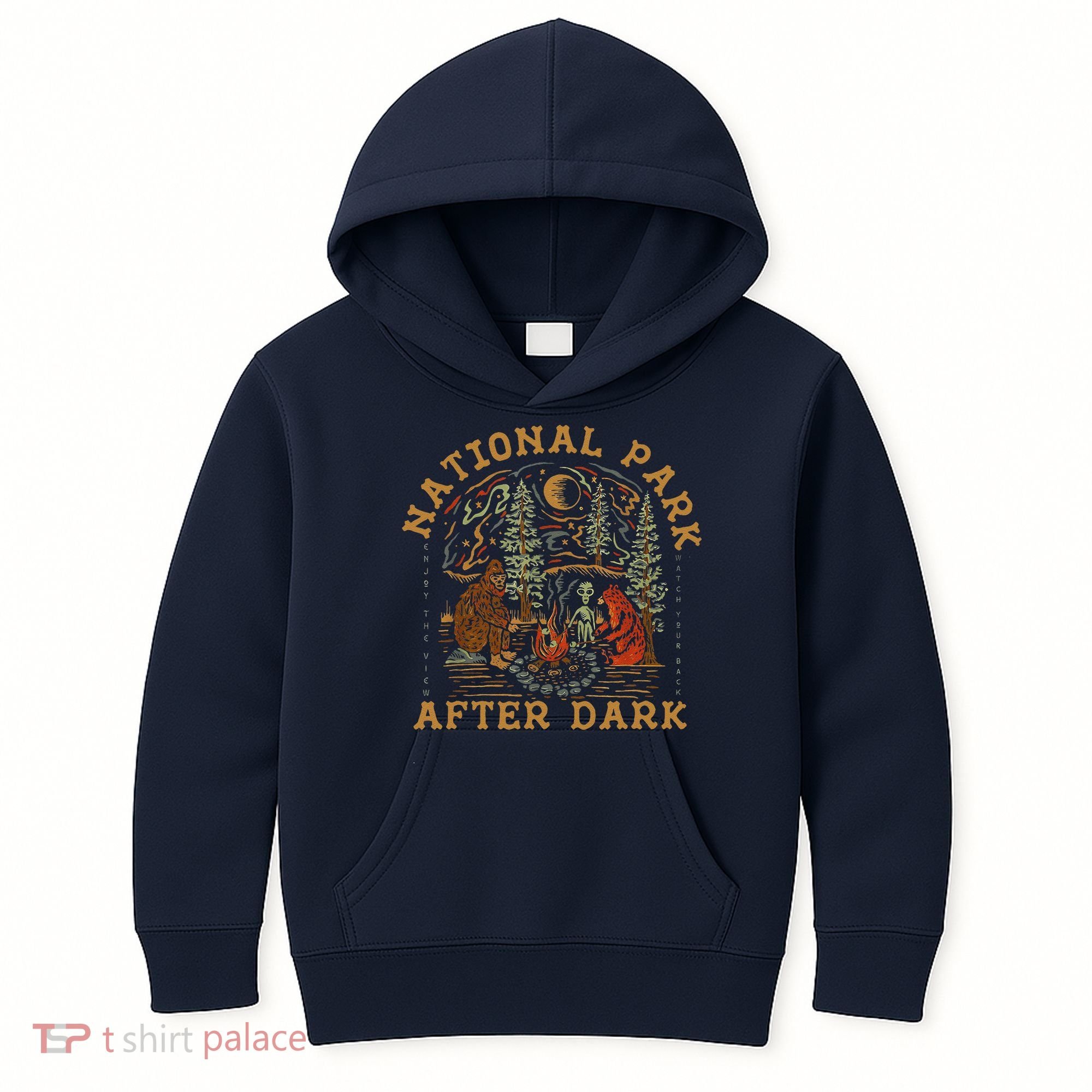 Funny National Park After Dark Kids Hoodie