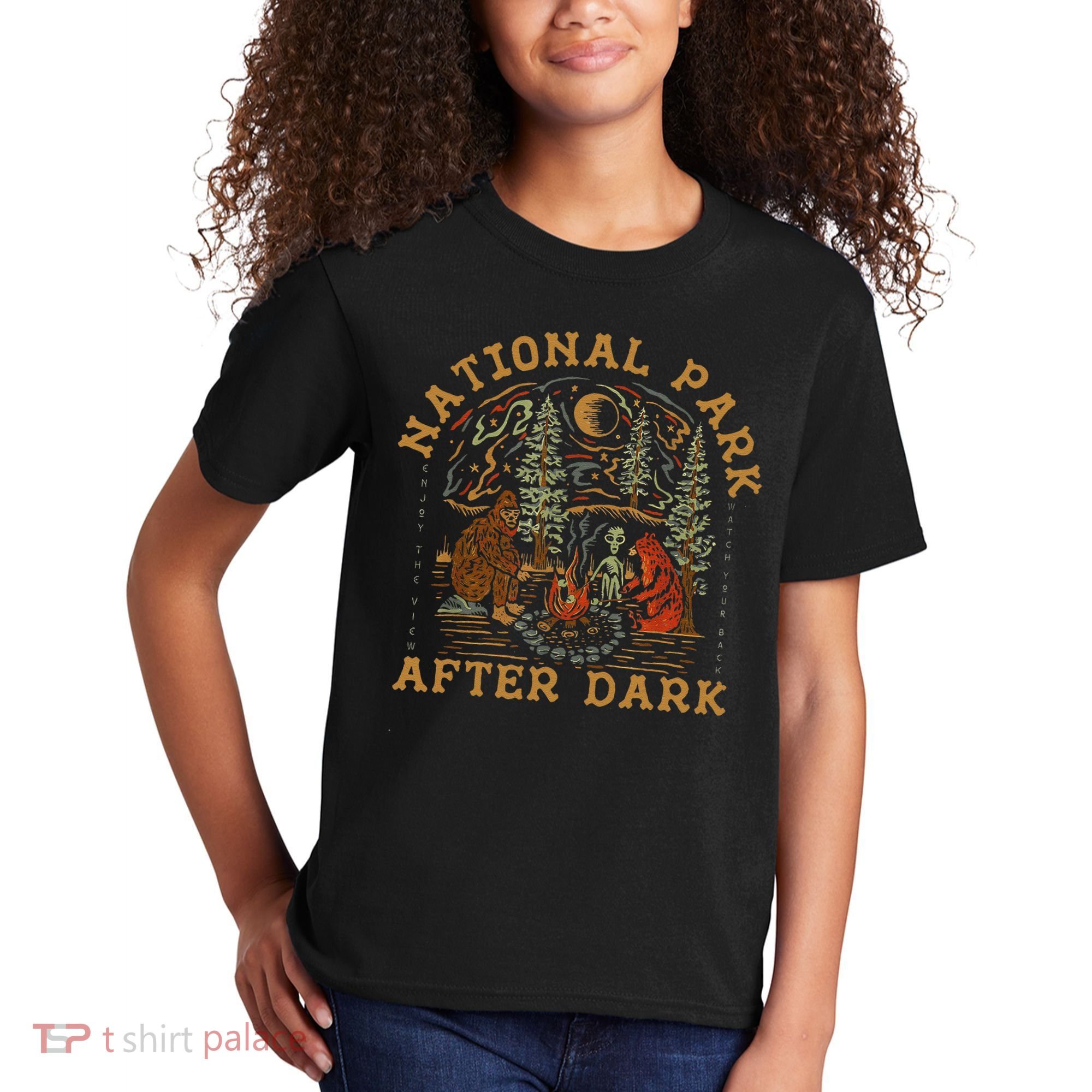 Funny National Park After Dark Kids T-Shirt