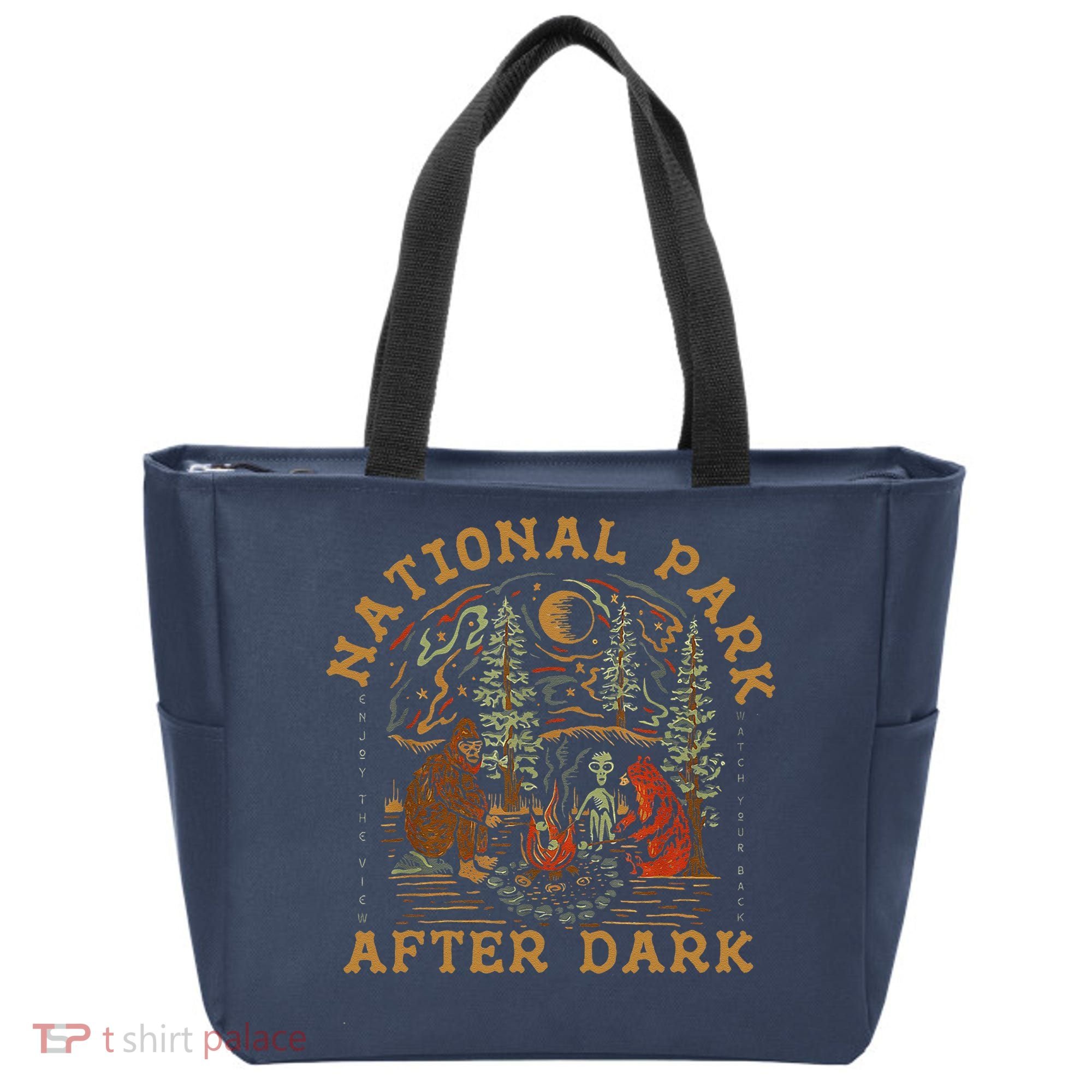 Funny National Park After Dark Tote Bag