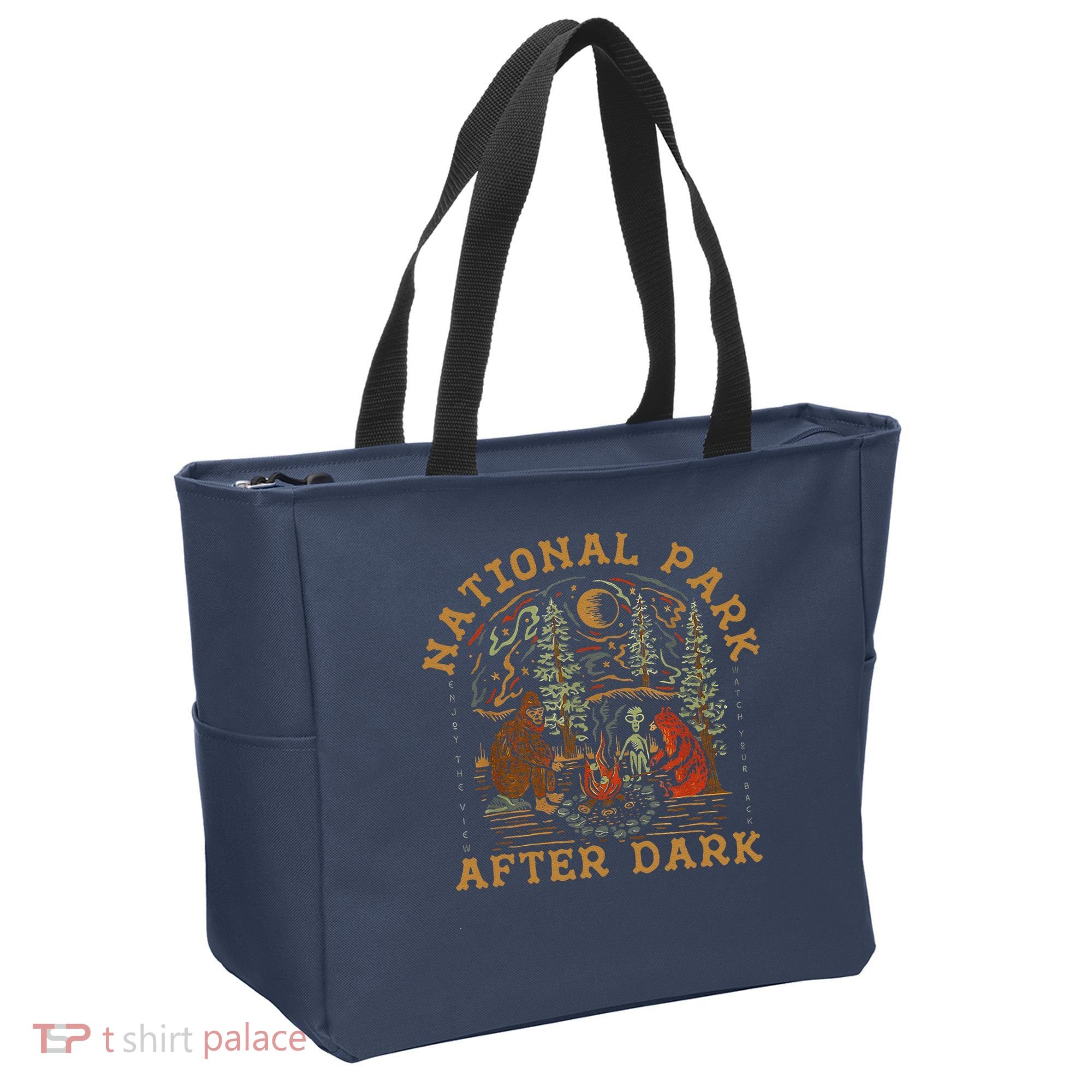 Funny National Park After Dark Tote Bag