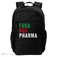 Food Not Pharma Nutraceuticals Natural Organic Nutrition Backpack thumb 0