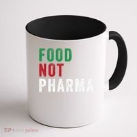 Food Not Pharma Nutraceuticals Natural Organic Nutrition Coffee Mug thumb 1
